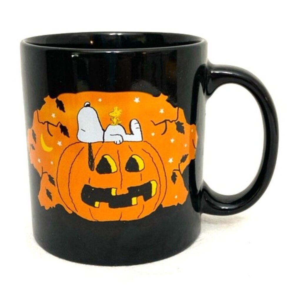 Peanuts Snoopy Ceramic‎ Coffee Mug Cup Pumpkin Halloween 2018 Fall Autumn 16 oz